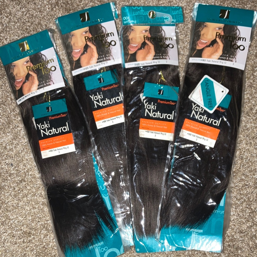 Yaki Natural Black Hair Extensions